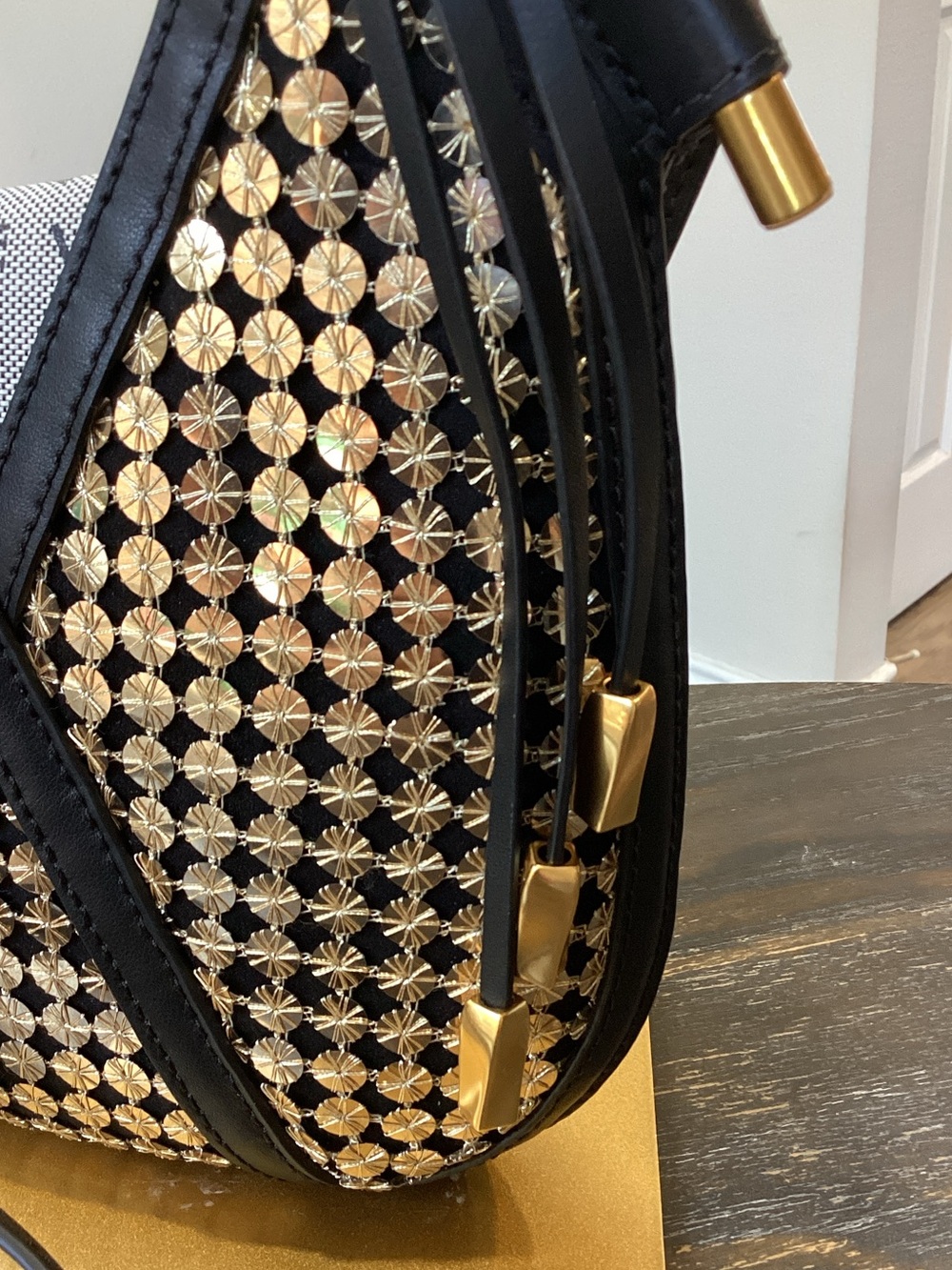 Donna Karan Baldwin Sequin Micro Crossbody Bag - Picture 3 of 11